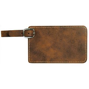 RusticGold Leatherette Luggage Tag (4.25 x 2.75)