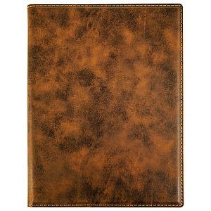 RusticGold Leatherette Portfolio (7 x 9)