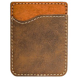 RusticGold Leatherette Phone Wallet (2.375 x 3.125)