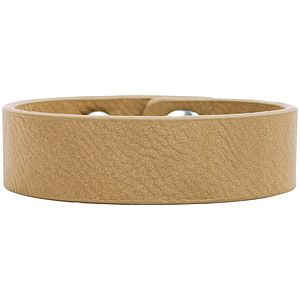 Light Brown Youth Leatherette Bracelet (8.5 x 0.75)