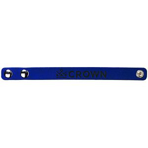 Blue Youth Leatherette Bracelet (8.5 x 0.75)