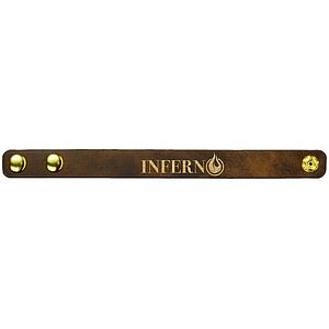 8.5 x 0.75 RusticGold Youth Leatherette Bracelet