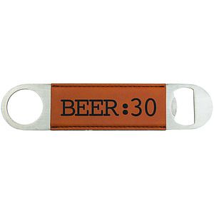 1.5 x 7 Rawhide Leatherette Bottle Opener