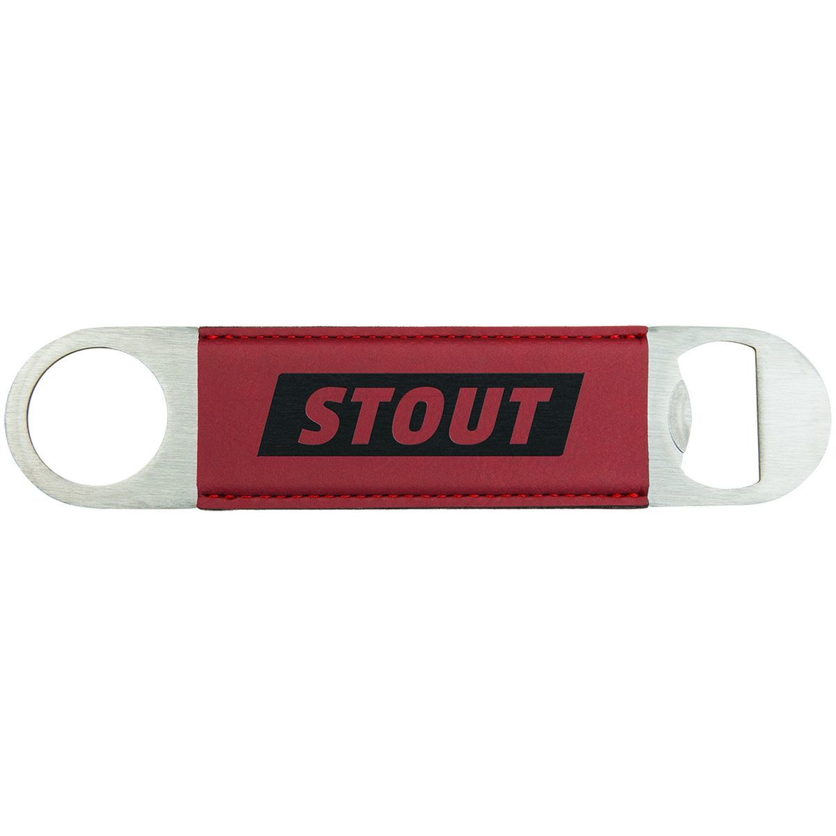 1.5 x 7 Rose Leatherette Bottle Opener