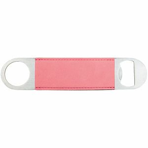1.5 x 7 Pink Leatherette Bottle Opener