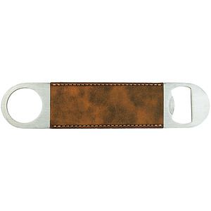 1.5 x 7 RusticGold Leatherette Bottle Opener