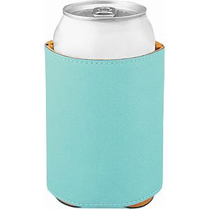 3.75 Teal Leatherette Beverage Holder