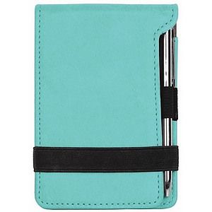 3.25 x 4.75 Teal Leatherette Pad  Pen