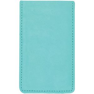 2.5 x 4.25 Teal Leatherette Manicure Set