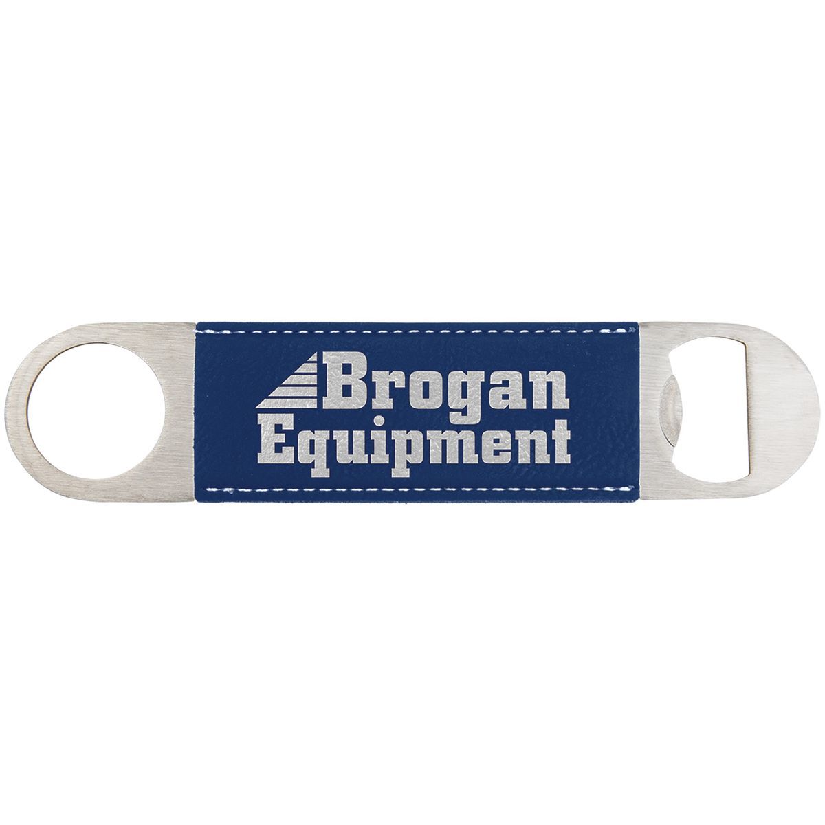 1 12 x 7 BlueSilver Laser Engraved Leatherette Bottle Opener