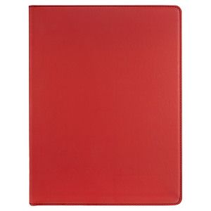 9 12 x 12 Red Laser Engraved Portfolio with Notepad