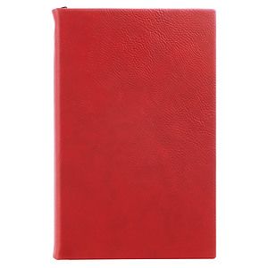 5 14 x 8 14 Red Laser Engraved Journal