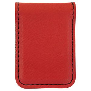 1 34 x 2 12 Red Laser Engraved Money Clip