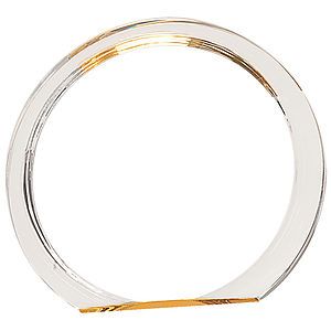 5 38 Gold Round Halo Acrylic Award