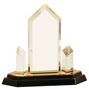 10 Gold Jewel Tower Impress Acrylic Award
