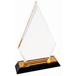 8 Gold Arrow Point Impress Acrylic Award