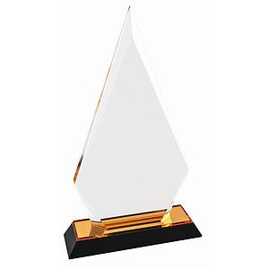 9 Gold Arrow Point Impress Acrylic Award