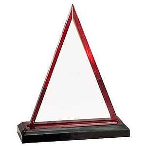 8 34 Red Triangle Impress Acrylic Award