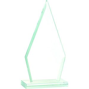 6 34 Triangle Jade Glass Award