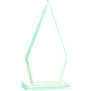 7 12 Triangle Jade Glass Award