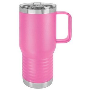 20 Oz. Pink Polar Camel Vacuum Insulated Travel Mug with Slider Lid