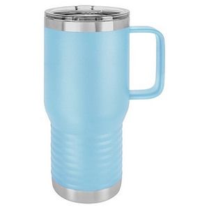 20 Oz. Light Blue Polar Camel Vacuum Insulated Travel Mug with Slider Lid