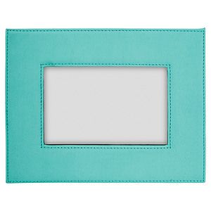 Teal Leatherette 4 x 6 Photo Frame