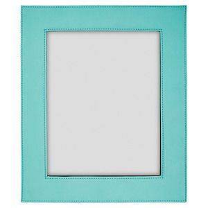 Teal Leatherette 8 x 10 Photo Frame