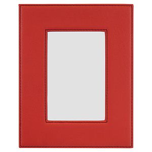 Red Leatherette 4 x 6 Photo Frame