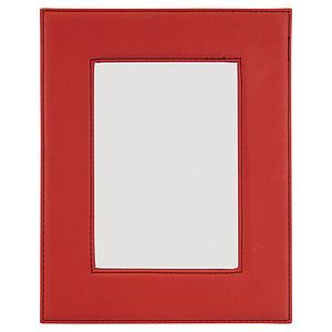 Red Leatherette 5 x 7 Photo Frame