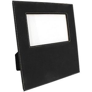 BlackGold Leatherette 4 x 6 Photo Frame