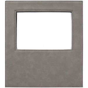 Gray Leatherette 5 x 7 Photo Frame