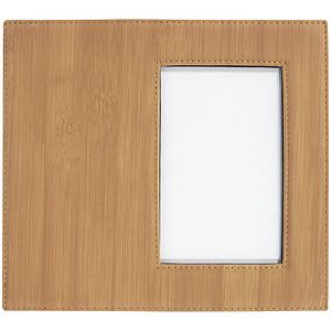 Bamboo Leatherette 4 x 6 Photo Frame
