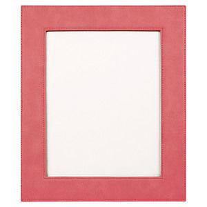 Pink Leatherette 8 x 10 Photo Frame