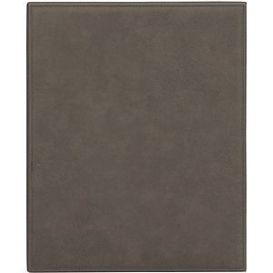 10 12 x 13 Gray Laser Engraved Leatherette Plaque