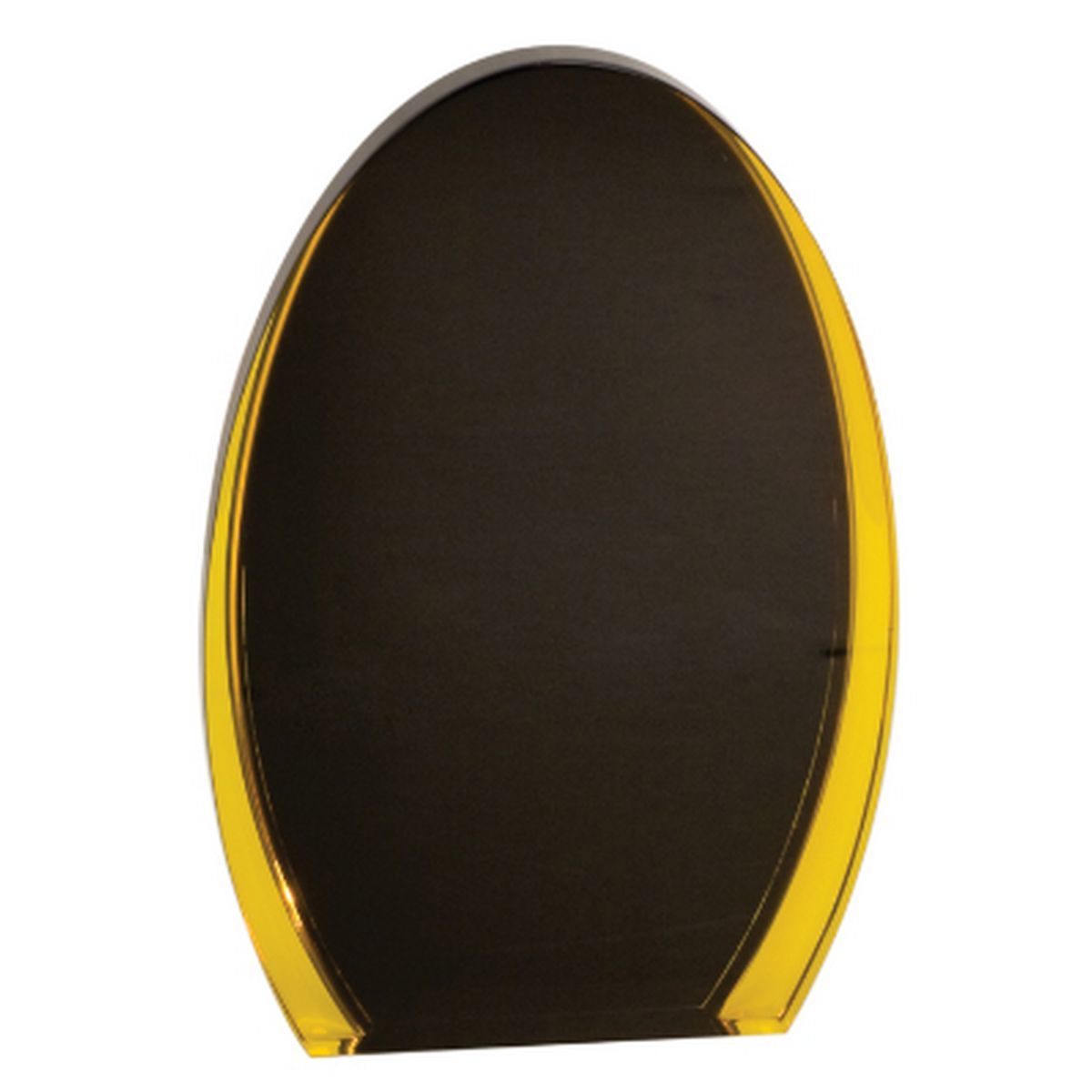 7 BlackGold Luminary Acrylic Oval