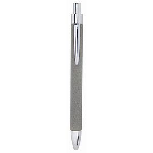 Gray Laser Engraved Leatherette Pen