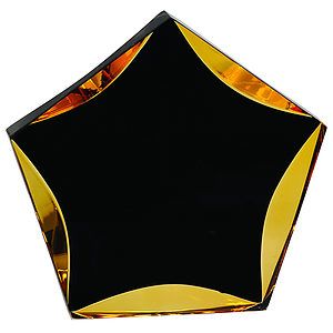 7 BlackGold Luminary Acrylic Star
