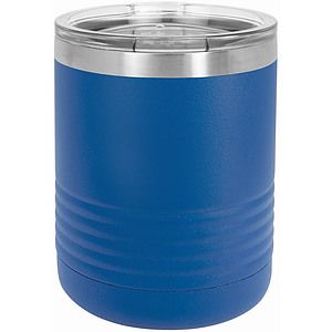 10 Oz. Royal Blue Polar Camel Ringneck Vacuum Insulated Tumbler with Clear Lid