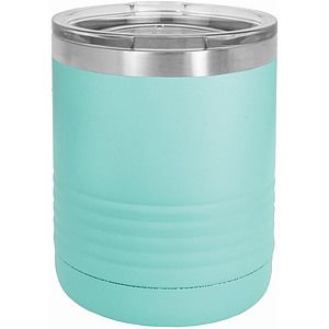 10 Oz. Teal Polar Camel Ringneck Vacuum Insulated Tumbler with Clear Lid