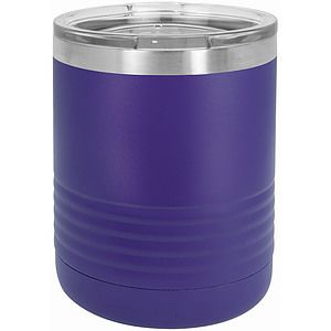 10 Oz. Purple Polar Camel Ringneck Vacuum Insulated Tumbler with Clear Lid
