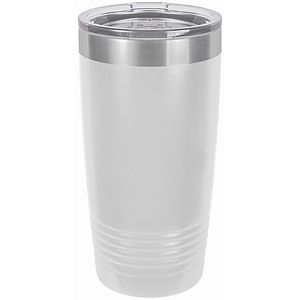 20 Oz. White Vacuum Insulated Tumbler