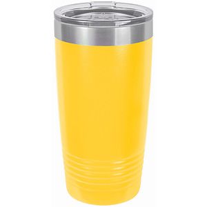 20 Oz. Yellow Ringneck Vacuum Insulated Tumbler wClear Lid