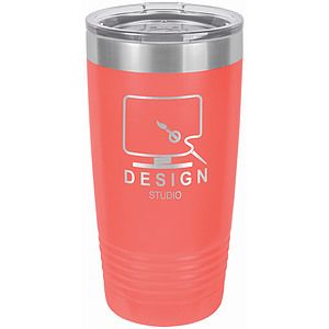 20 Oz. Coral Ringneck Vacuum Insulated Tumbler wClear Lid