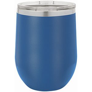 12 Oz. Royal Blue Polar Camel Vacuum Insulated Stemless Wine Tumbler wLid