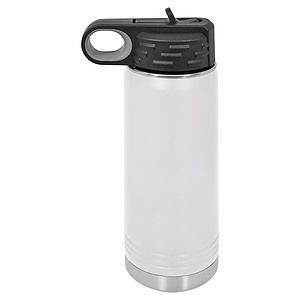 20 Oz. White Polar Camel Water Bottle