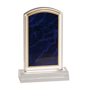 Purple Marbleized Acrylic Award with 5 Base (4 x 7)