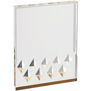 Gold Diamond Mirage Acrylic Award (4 x 6)