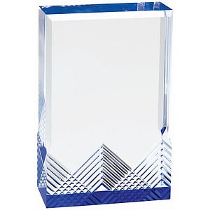 Blue Apex Mirage Acrylic Award (3 12 x 5)