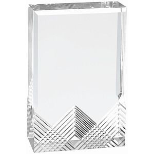 Silver Apex Mirage Acrylic Award (3 12 x 5)
